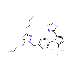 CCCCc1nc(CCCC)n(Cc2ccc(-n3c(-c4nnn[nH]4)ccc3C(F)(F)F)cc2)n1 ZINC000001534282