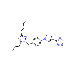 CCCCc1nc(CCCC)n(Cc2ccc(-n3ccc(-c4nnn[nH]4)c3)cc2)n1 ZINC000001534281