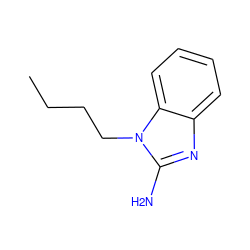 CCCCn1c(N)nc2ccccc21 ZINC000002475956