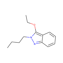 CCCCn1nc2ccccc2c1OCC ZINC000206038646