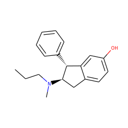 CCCN(C)[C@@H]1Cc2ccc(O)cc2[C@H]1c1ccccc1 ZINC000027431219