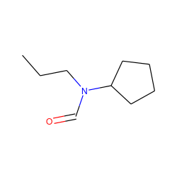 CCCN(C=O)C1CCCC1 ZINC000013779484