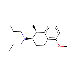 CCCN(CCC)[C@@H]1CCc2c(OC)cccc2[C@@H]1C ZINC000003995702