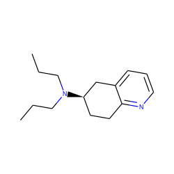 CCCN(CCC)[C@@H]1CCc2ncccc2C1 ZINC000013742647