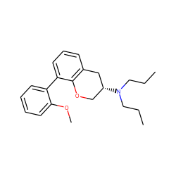 CCCN(CCC)[C@@H]1COc2c(cccc2-c2ccccc2OC)C1 ZINC000013581261