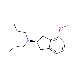 CCCN(CCC)[C@@H]1Cc2cccc(OC)c2C1 ZINC000013471354