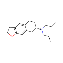 CCCN(CCC)[C@H]1CCc2cc3c(cc2C1)OCC3 ZINC000000006227