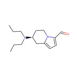 CCCN(CCC)[C@H]1CCn2c(C=O)ccc2C1 ZINC000013642125