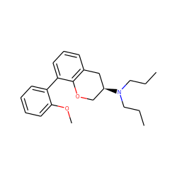 CCCN(CCC)[C@H]1COc2c(cccc2-c2ccccc2OC)C1 ZINC000013581259