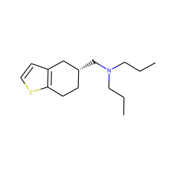 CCCN(CCC)C[C@@H]1CCc2sccc2C1 ZINC000013474747