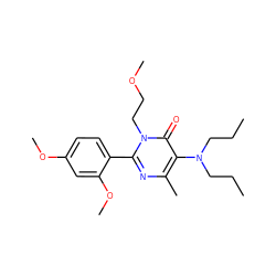 CCCN(CCC)c1c(C)nc(-c2ccc(OC)cc2OC)n(CCOC)c1=O ZINC000013536206