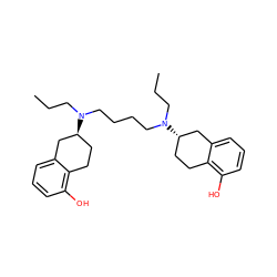 CCCN(CCCCN(CCC)[C@H]1CCc2c(O)cccc2C1)[C@H]1CCc2c(O)cccc2C1 ZINC000095562727