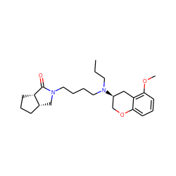 CCCN(CCCCN1C[C@@H]2CCC[C@@H]2C1=O)[C@@H]1COc2cccc(OC)c2C1 ZINC000012356325