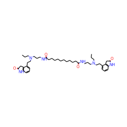 CCCN(CCCNC(=O)CCCCCCCCCCC(=O)NCCCN(CCC)CCc1cccc2c1CC(=O)N2)CCc1cccc2c1CC(=O)N2 ZINC000473125747