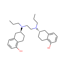 CCCN(CCN(CCC)[C@H]1CCc2c(O)cccc2C1)[C@H]1CCc2c(O)cccc2C1 ZINC000095561544