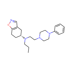 CCCN(CCN1CCN(c2ccccc2)CC1)[C@@H]1CCc2oncc2C1 ZINC000040895639