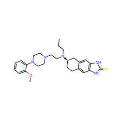 CCCN(CCN1CCN(c2ccccc2OC)CC1)[C@@H]1CCc2cc3[nH]c(=S)[nH]c3cc2C1 ZINC000096923984