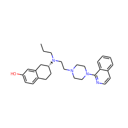 CCCN(CCN1CCN(c2nccc3ccccc23)CC1)[C@@H]1CCc2ccc(O)cc2C1 ZINC000045260878