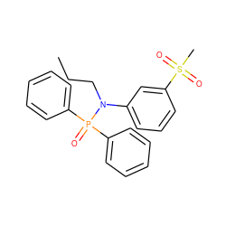 CCCN(c1cccc(S(C)(=O)=O)c1)P(=O)(c1ccccc1)c1ccccc1 ZINC000095598385