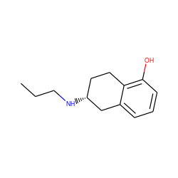 CCCN[C@@H]1CCc2c(O)cccc2C1 ZINC000013759798