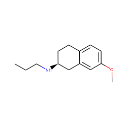 CCCN[C@H]1CCc2ccc(OC)cc2C1 ZINC000013759801