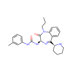 CCCN1C(=O)[C@H](NC(=O)Nc2cccc(C)c2)N=C([C@@H]2CCCCN2)c2ccccc21 ZINC000013763999