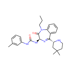 CCCN1C(=O)[C@H](NC(=O)Nc2cccc(C)c2)N=C([C@H]2CC(C)(C)CCN2)c2ccccc21 ZINC000003952732