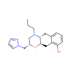 CCCN1C[C@@H](Cn2cccn2)O[C@@H]2Cc3c(O)cccc3C[C@H]21 ZINC000103224174