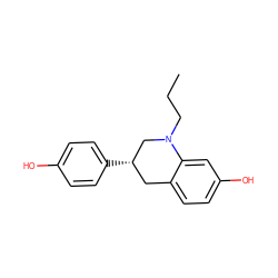 CCCN1C[C@@H](c2ccc(O)cc2)Cc2ccc(O)cc21 ZINC000028865925