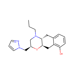 CCCN1C[C@H](Cn2cccn2)O[C@@H]2Cc3c(O)cccc3C[C@H]21 ZINC000103224170