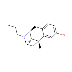 CCCN1CC[C@@]2(C)c3cc(O)ccc3C[C@H]1[C@H]2C ZINC000100733168