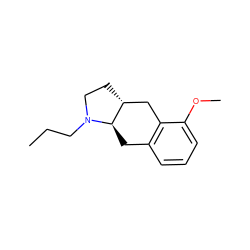 CCCN1CC[C@@H]2Cc3c(cccc3OC)C[C@H]21 ZINC000013826563