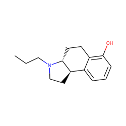 CCCN1CC[C@@H]2c3cccc(O)c3CC[C@H]21 ZINC000028756688