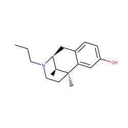 CCCN1CC[C@]2(C)c3cc(O)ccc3C[C@H]1[C@@H]2C ZINC000013765105