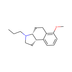 CCCN1CC[C@H]2c3cccc(OC)c3CC[C@H]21 ZINC000000013944