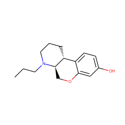 CCCN1CCC[C@@H]2c3ccc(O)cc3OC[C@H]21 ZINC000027850541