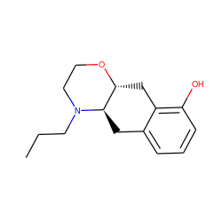 CCCN1CCO[C@@H]2Cc3c(O)cccc3C[C@H]21 ZINC000103224157