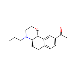 CCCN1CCO[C@@H]2c3cc(C(C)=O)ccc3CC[C@H]21 ZINC000034022308