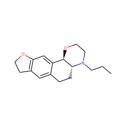 CCCN1CCO[C@@H]2c3cc4c(cc3CC[C@H]21)CCO4 ZINC000027994655