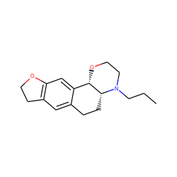 CCCN1CCO[C@H]2c3cc4c(cc3CC[C@H]21)CCO4 ZINC000028011109