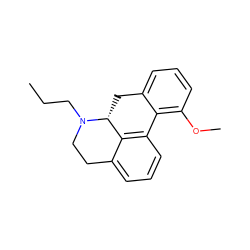 CCCN1CCc2cccc3c2[C@H]1Cc1cccc(OC)c1-3 ZINC000005833991