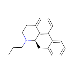 CCCN1CCc2cccc3c2[C@H]1Cc1ccccc1-3 ZINC000002386801