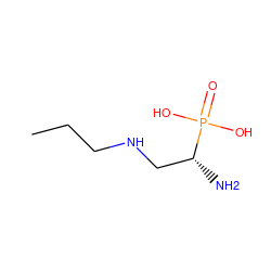 CCCNC[C@@H](N)P(=O)(O)O ZINC000225973626