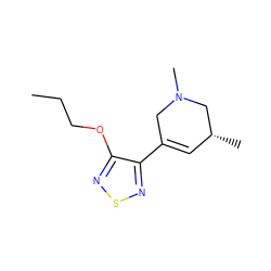 CCCOc1nsnc1C1=C[C@@H](C)CN(C)C1 ZINC000026281861