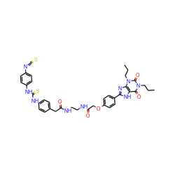 CCCn1c(=O)c2[nH]c(-c3ccc(OCC(=O)NCCNC(=O)Cc4ccc(NC(=S)Nc5ccc(N=C=S)cc5)cc4)cc3)nc2n(CCC)c1=O ZINC000095546423