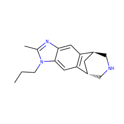 CCCn1c(C)nc2cc3c(cc21)[C@H]1CNC[C@H]3C1 ZINC000101032606