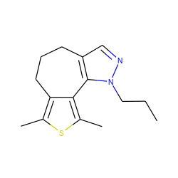 CCCn1ncc2c1-c1c(C)sc(C)c1CCC2 ZINC000013537776