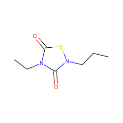 CCCn1sc(=O)n(CC)c1=O ZINC000013472760