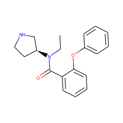 CCN(C(=O)c1ccccc1Oc1ccccc1)[C@H]1CCNC1 ZINC000035813574