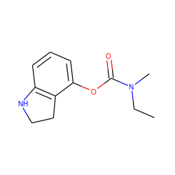 CCN(C)C(=O)Oc1cccc2c1CCN2 ZINC000095566168